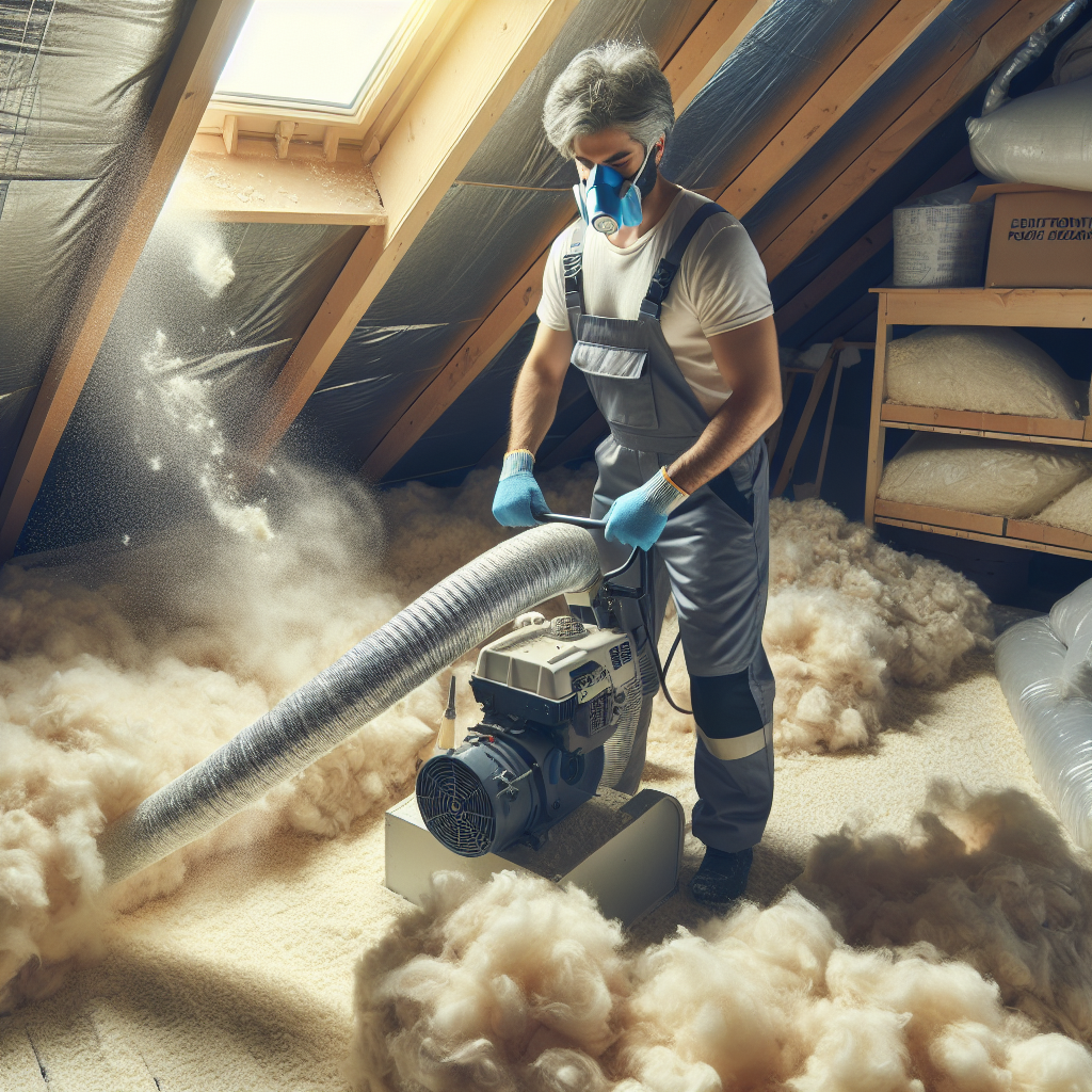 Wdmuchiwanie celulozy jako metoda ocieplenia poddasza – na czym to polega?