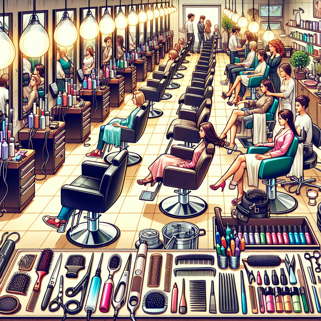 Niezbędny sprzęt w salonie fryzjerskim – co powinno znaleźć się na wyposażeniu?