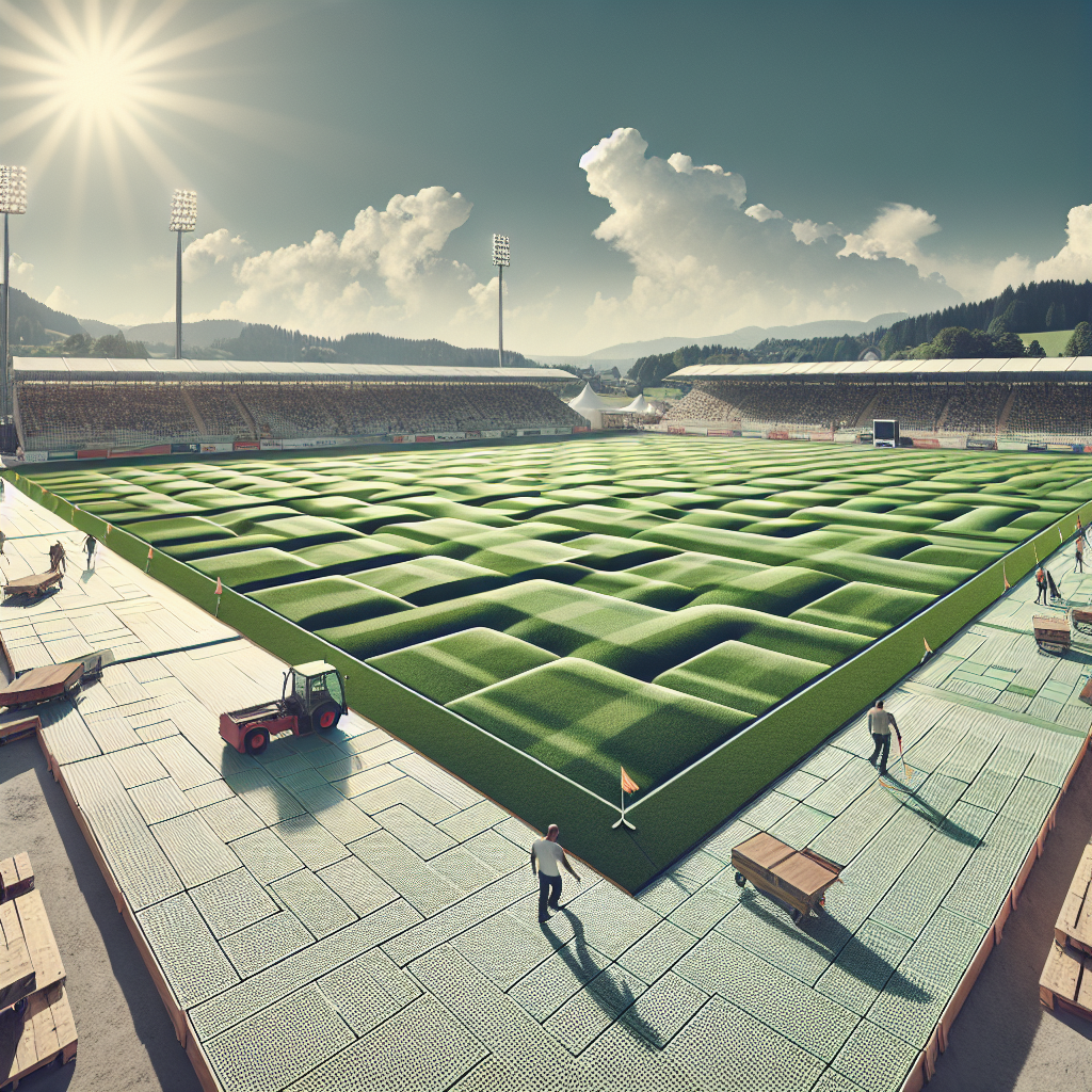 Czy podłoga plenerowa chroni murawę przed zniszczeniem?