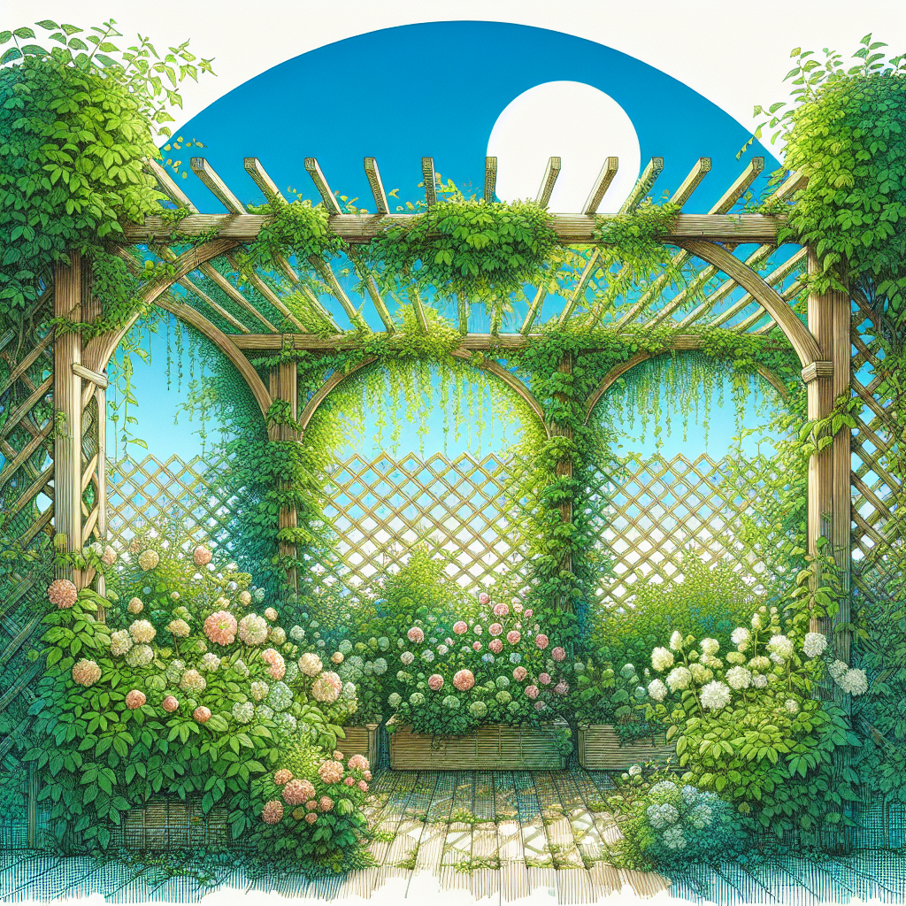 Kratki drewniane do ogrodu – dobór pod pnącza i obciążenia roślin