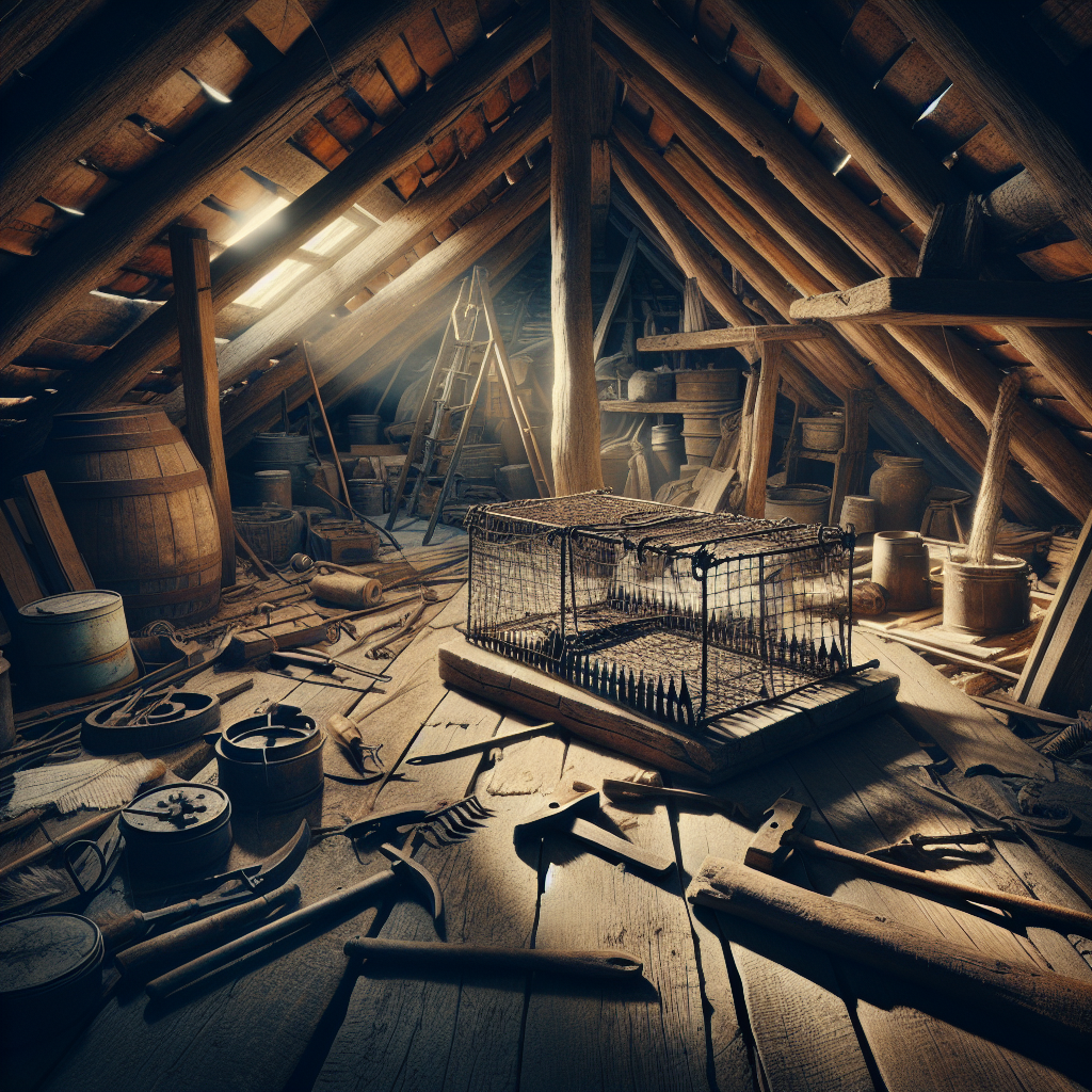 Jak złapać kunę na strychu?