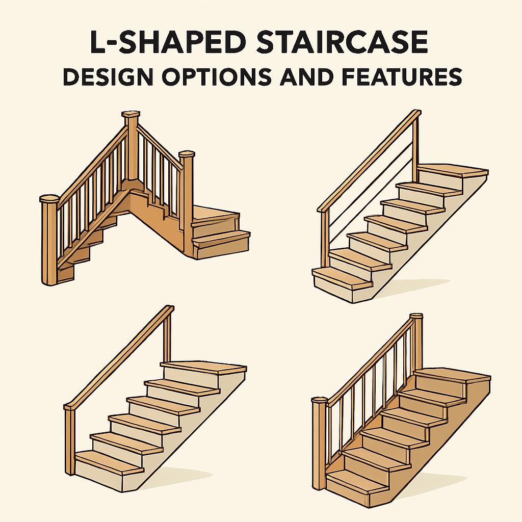 Schody zabiegowe w kształcie litery L – ranking wariantów